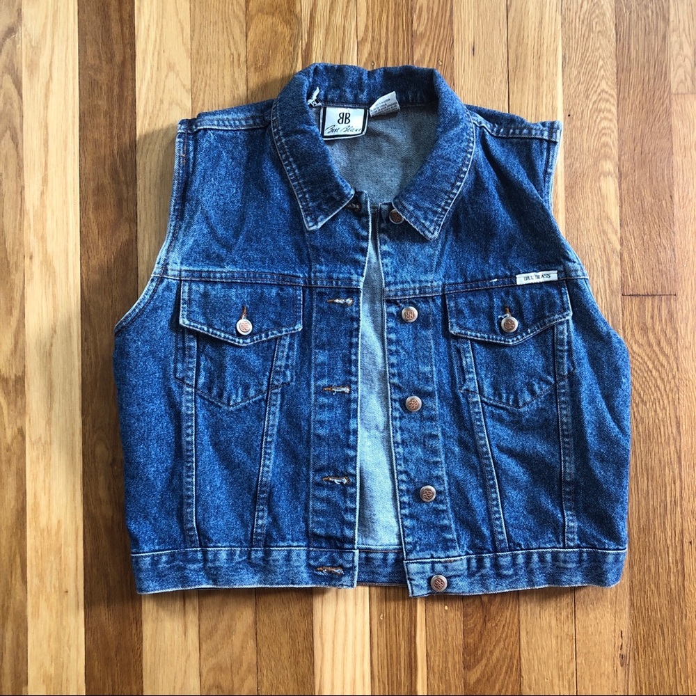 Vintage Bill Blass Denim Vest